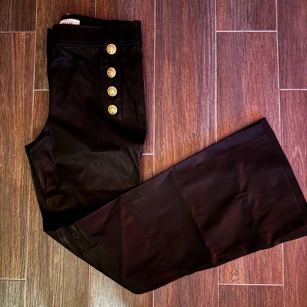 Derek Lam 10 Crosby Robertson leather trouser